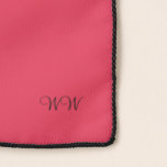 Elegante garderobe Amaranth Monogrammed Sjaal<br><div class="desc">Elegante garderobe Amaranth Monogrammed Sjaal. Ontworpen door Claudine Boerner.</div>