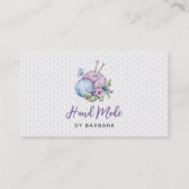 Elegante garenbreinaald visitekaartje (Voorkant)