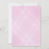 Elegante Gatsby Wit Goud Roze Deco 40e Verjaardag Kaart (Achterkant)