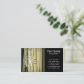 elegante gatsby's die twee maten op champagnebril  visitekaartje (Staand voorkant)