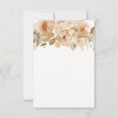 Elegante Gay Bloemen Bruiloft Twee Bruiden Bedankkaart (Achterkant)