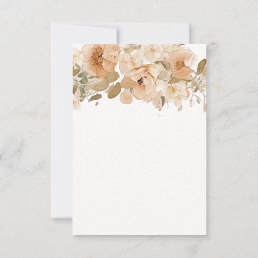 Elegante Gay Bloemen Bruiloft Twee Bruiden Bedankkaart (Achterkant)