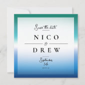 Elegante Gay Pride Trouwdag  Save The Date (Voorkant)