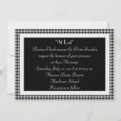 Elegante Gay Wedding Uitnodiging met Twee Tuxedos (Achterkant)