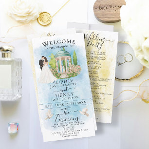 Elegante Gazebo Bruid & Bruidegom Luxe Trouwprogra