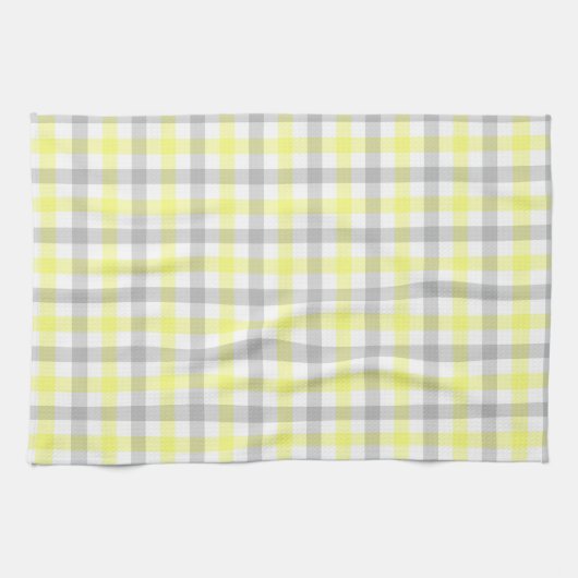 Elegante geblokte keukenhanddoek (Horizontaal)