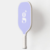 Elegante Geboldande Gemonogrammeerde Initiaal Zach Pickleball Paddle (Links)