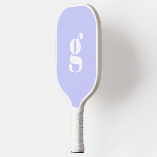 Elegante Geboldande Gemonogrammeerde Initiaal Zach Pickleball Paddle (Links)
