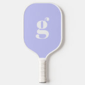 Elegante Geboldande Gemonogrammeerde Initiaal Zach Pickleball Paddle (Voorkant)