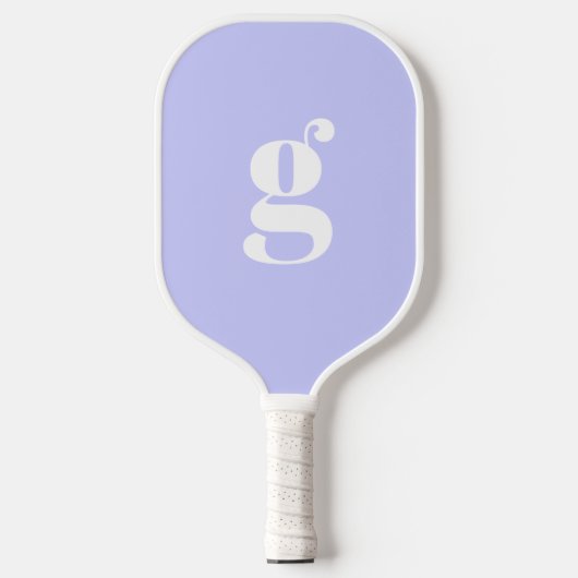 Elegante Geboldande Gemonogrammeerde Initiaal Zach Pickleball Paddle (Voorkant)
