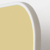 Elegante Geboldene Monogram Beginletter Marsepein  Pickleball Paddle (Links Detail)