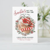 Elegante Geboortestatistieken Vakantie Foto Baby s Bedankkaart (Staand voorkant)