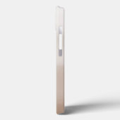 Elegante Geborduurde Initialen Paddenstoel Bruine  Case-Mate iPhone Case (Achterkant / Links)