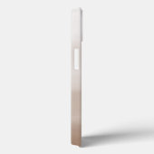 Elegante Geborduurde Initialen Paddenstoel Bruine  Case-Mate iPhone Case (Achterkant / Rechts)