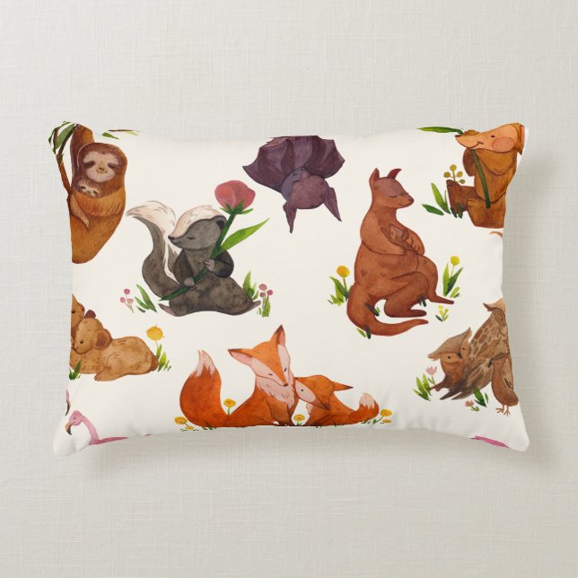 Elegante geborstelde polyester decoratieve kussens (Voorkant)