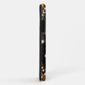 Elegante Gebrandschilderde Tulp Met Gouden Frame Case-Mate iPhone Case (Achterkant/rechts)