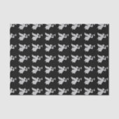 Elegante gebreide engel lelijke kerst trui breien tissuepapier (Voorkant)