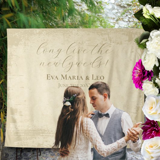 Elegante gebroken witte grunge rand achtergrond wandkleed