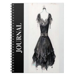 Elegante gedachten: LBD Journal, Little Black Dres Notitieboek