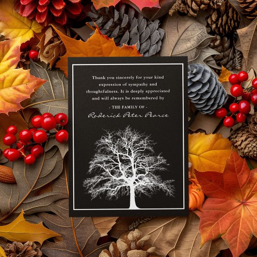 Elegante gedenkboom | Begrafenis Bedankt