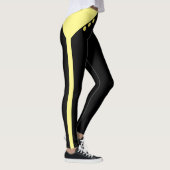 Elegante Geel en Zwart Leggings (Rechts)