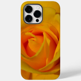 Elegante geel-oranje bloem foto gele roos Case-Mate iPhone 14 pro max hoesje