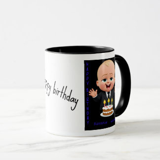 Elegante "Gefeliciteerd" koffiemok Mok