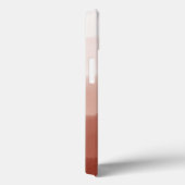 Elegante Gegraveerde Initialen Koper Roest Ombre Case-Mate iPhone Case (Achterkant / Rechts)