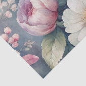 Elegante  geïnspireerde dromerige bloem Ephemera Tissuepapier (Detail)