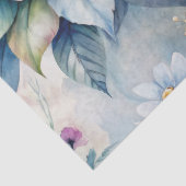 Elegante geïnspireerde dromerige bloem Ephemera Tissuepapier (Detail)