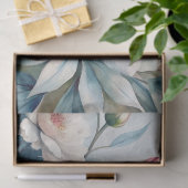 Elegante geïnspireerde dromerige bloem Ephemera Tissuepapier (Geschenk)