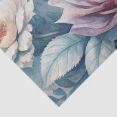 Elegante geïnspireerde dromerige bloem Ephemera Tissuepapier (Detail)