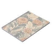 Elegante -geïnspireerde floral soft delicate notitieboek (Linkerzijde)