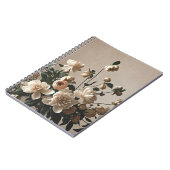 Elegante -geïnspireerde floral soft delicate notitieboek (Linkerzijde)
