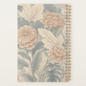 Elegante -geïnspireerde floral soft delicate planner (Achterkant)