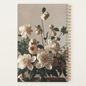 Elegante -geïnspireerde floral soft delicate planner (Achterkant)