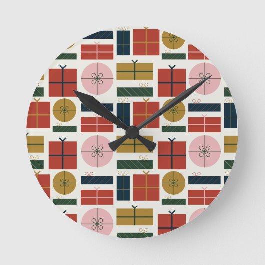 Elegante  geïnspireerde wandklok (Voorkant)