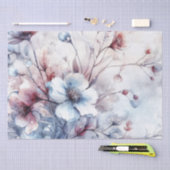Elegante geïnspireerde Winter Bloemen Decoupage Tissuepapier (Craft)