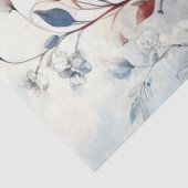 Elegante  geïnspireerde Winter Bloemen Decoupage Tissuepapier (Detail)