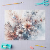 Elegante  geïnspireerde Winter Bloemen Decoupage Tissuepapier (Craft)