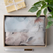 Elegante  geïnspireerde Winter Bloemen Decoupage Tissuepapier (Geschenk)