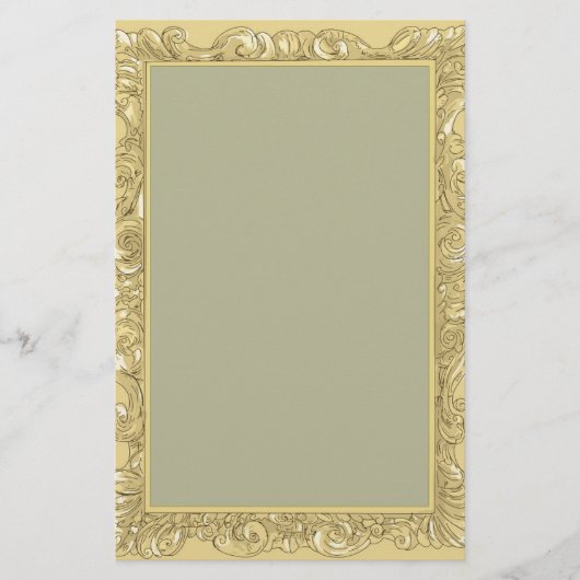 Elegante gekleurde gepersonaliseerde briefpapier (Voorkant)