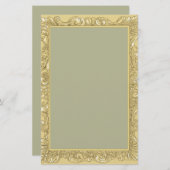 Elegante gekleurde gepersonaliseerde schrijfwaren briefpapier (Voorkant / Achterkant)