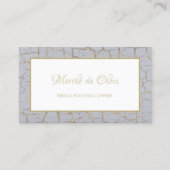 Elegante gekraakte verf vergulde gouden boetiek visitekaartje (Voorkant)