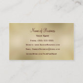 Elegante gele bloem zwart-eyed Susan Visitekaartje (Achterkant)