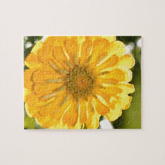 Elegante gele bloemen daisy legpuzzel (Horizontaal)
