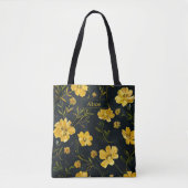 Elegante gele boterbloem tote bag (Voorkant)
