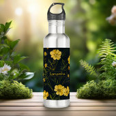 Elegante gele boterbloem waterfles 