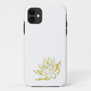 Elegante gele Lotus Bloem Boho Bloemen Case-Mate iPhone Case