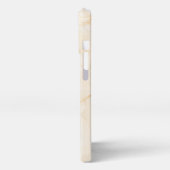 Elegante gele marmeren achtergrond iPhone hoesje (Linkerkant)